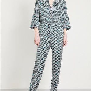 Maje NEVER WORN silk jumpsuit WITH TAGS!